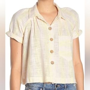 We The Free Away At Sea Button Up Top